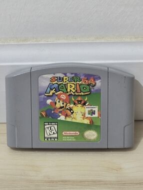 Super Mario 64 (Nintendo 64, 1996) Authentic Tested N64 Game Cartridge